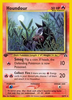 Houndour - Neo Discovery