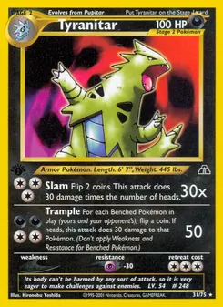 Tyranitar - Neo Discovery