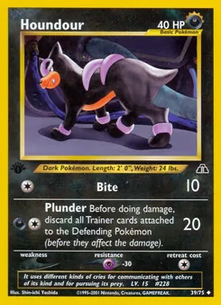 Houndour - Neo Discovery