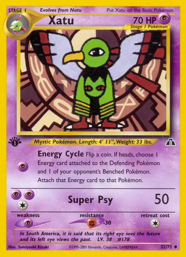 Xatu - Neo Discovery Pokemon Card