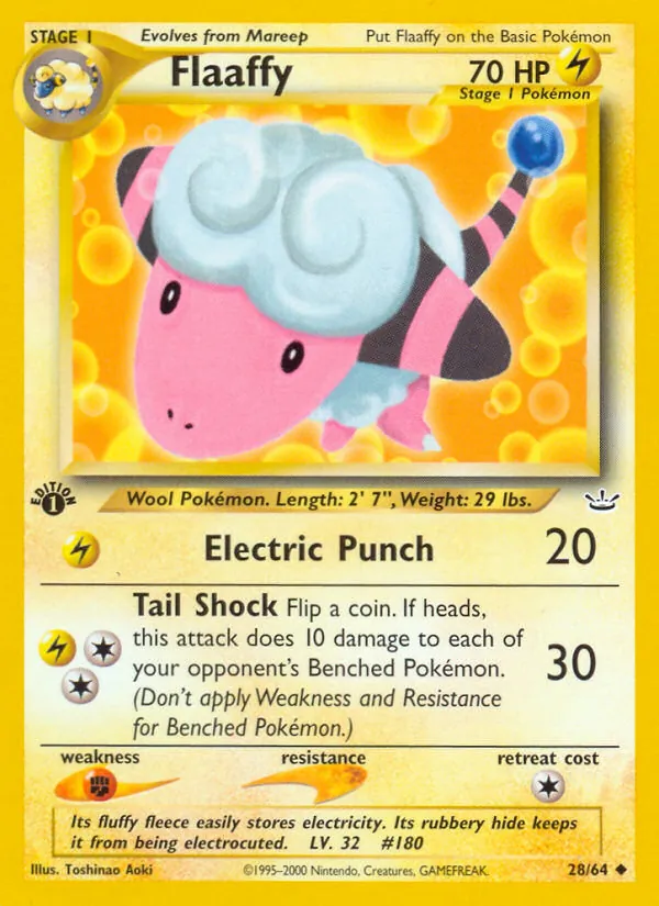 Flaaffy - Neo Revelation Pokemon Card