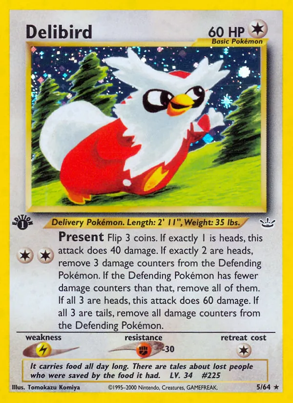 Delibird - Neo Revelation Pokemon Card