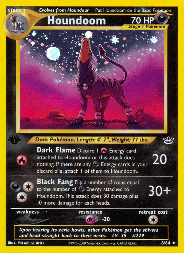 Houndoom - Neo Revelation Pokemon Card