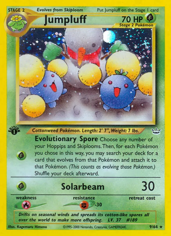 Jumpluff - Neo Revelation Pokemon Card