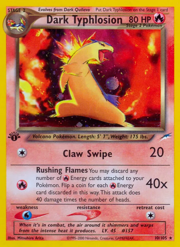 Dark Typhlosion - Neo Destiny Pokemon Card