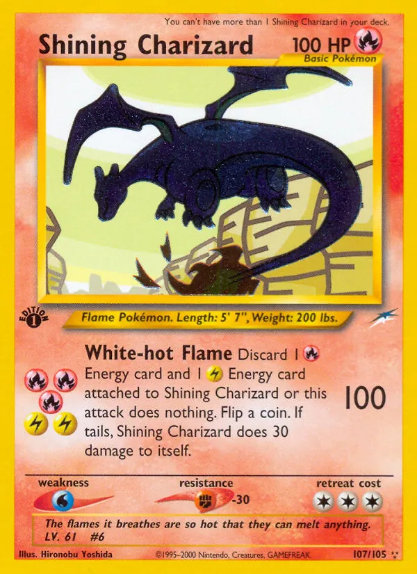 Shining Charizard - Neo Destiny Pokemon Card