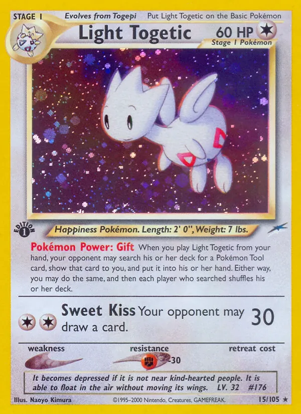 Light Togetic - Neo Destiny Pokemon Card