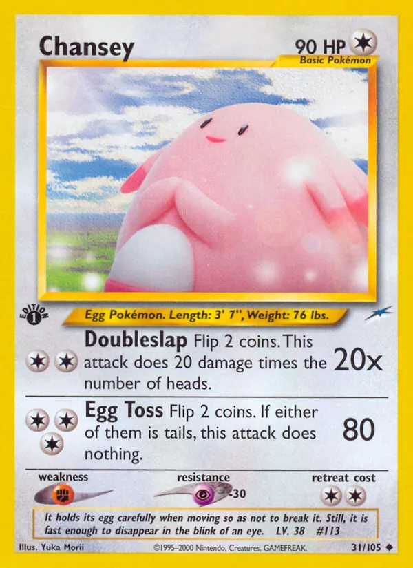 Chansey - Neo Destiny Pokemon Card