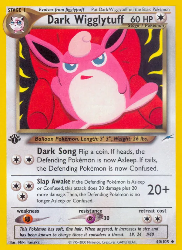 Dark Wigglytuff - Neo Destiny Pokemon Card