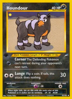 Houndour - Neo Destiny