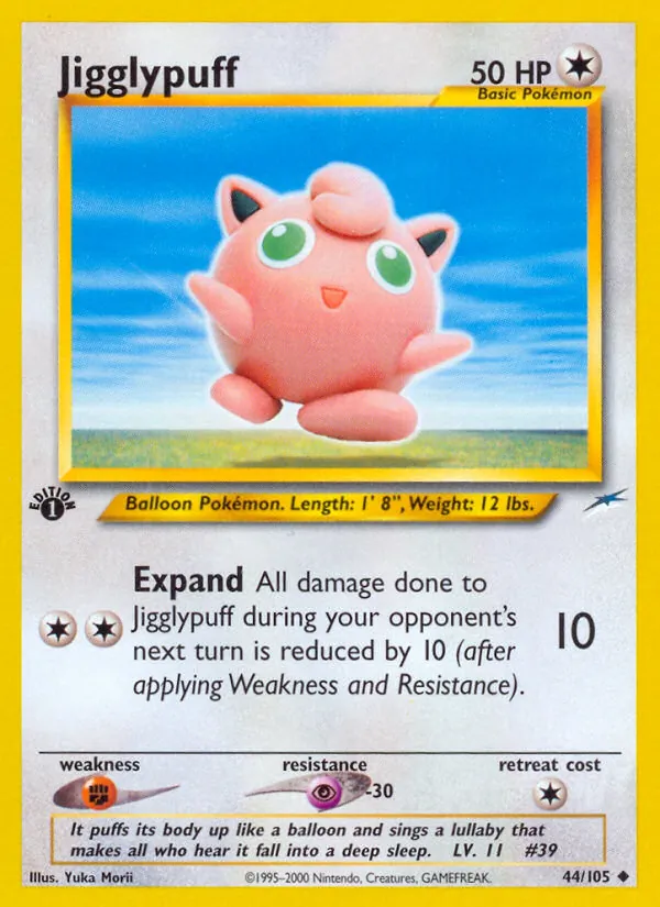 Jigglypuff - Neo Destiny Pokemon Card