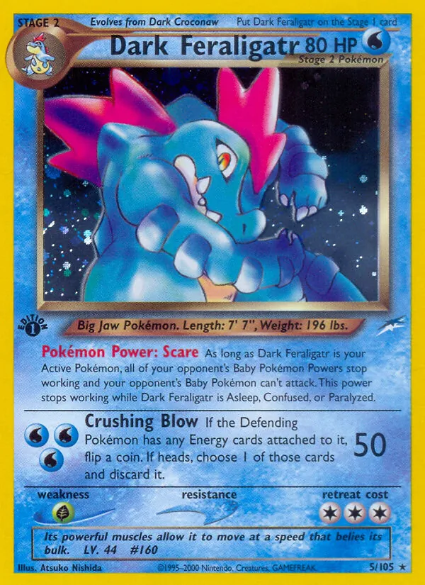 Dark Feraligatr - Neo Destiny Pokemon Card