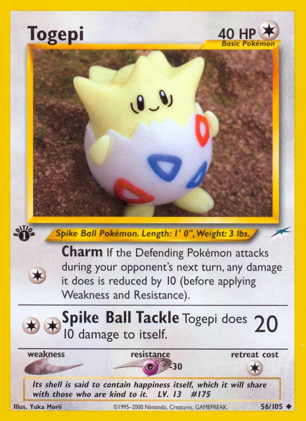 Togepi - Neo Destiny Pokemon Card
