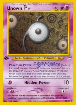 Unown [P] - Neo Destiny