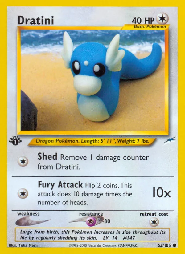 Dratini - Neo Destiny Pokemon Card