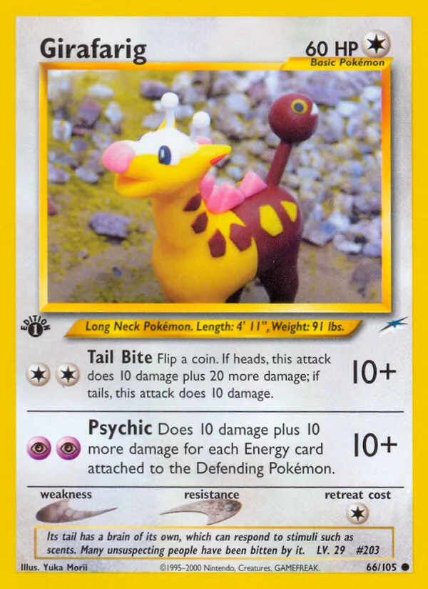 Girafarig - Neo Destiny Pokemon Card