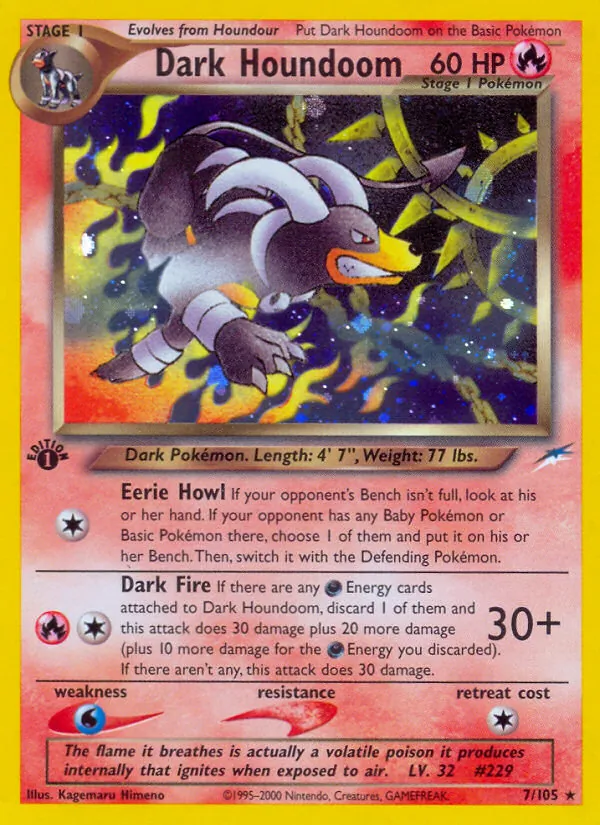 Dark Houndoom - Neo Destiny Pokemon Card