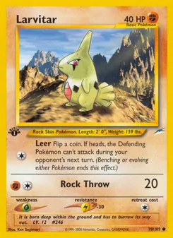 Larvitar - Neo Destiny