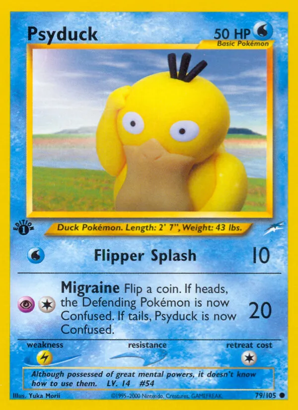 Psyduck - Neo Destiny Pokemon Card