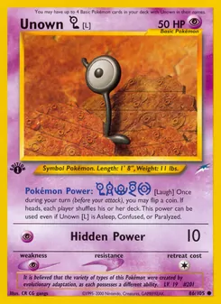 Unown [L] - Neo Destiny