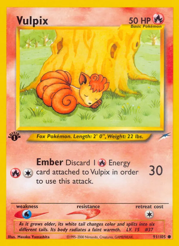 Vulpix - Neo Destiny Pokemon Card