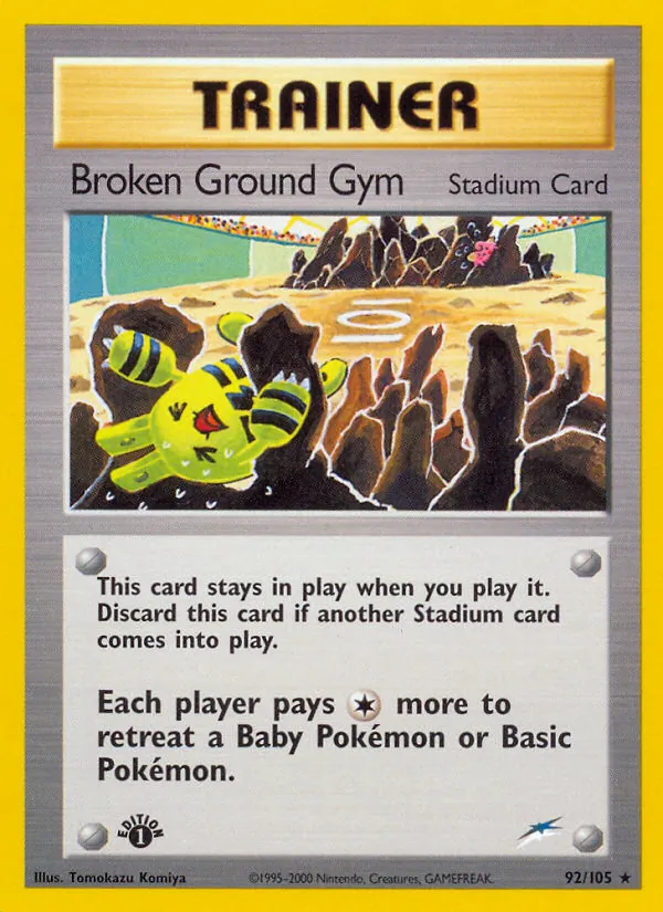 Broken Ground Gym - Neo Destiny Pokemon Card
