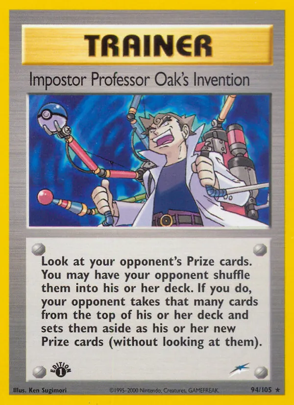 Impostor Professor Oak's Invention - Neo Destiny Pokemon Card
