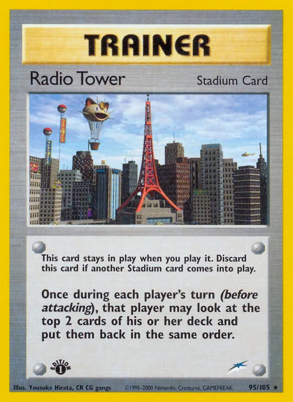 Radio Tower - Neo Destiny Pokemon Card
