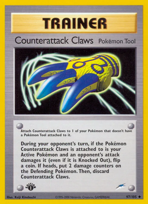 Counterattack Claws - Neo Destiny Pokemon Card