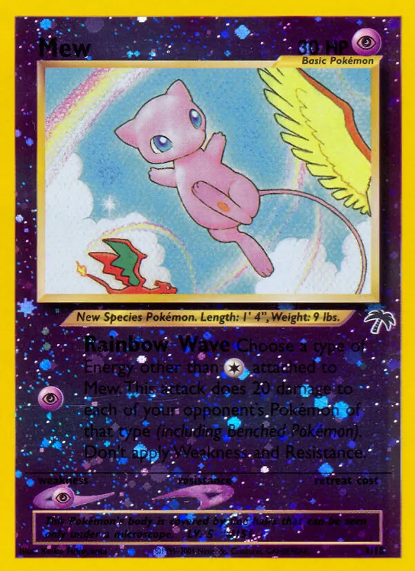 Mew - Southern Islands Pokemon Card