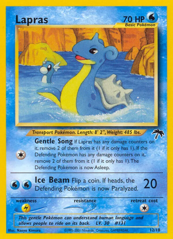 Lapras - Southern Islands Pokemon Card