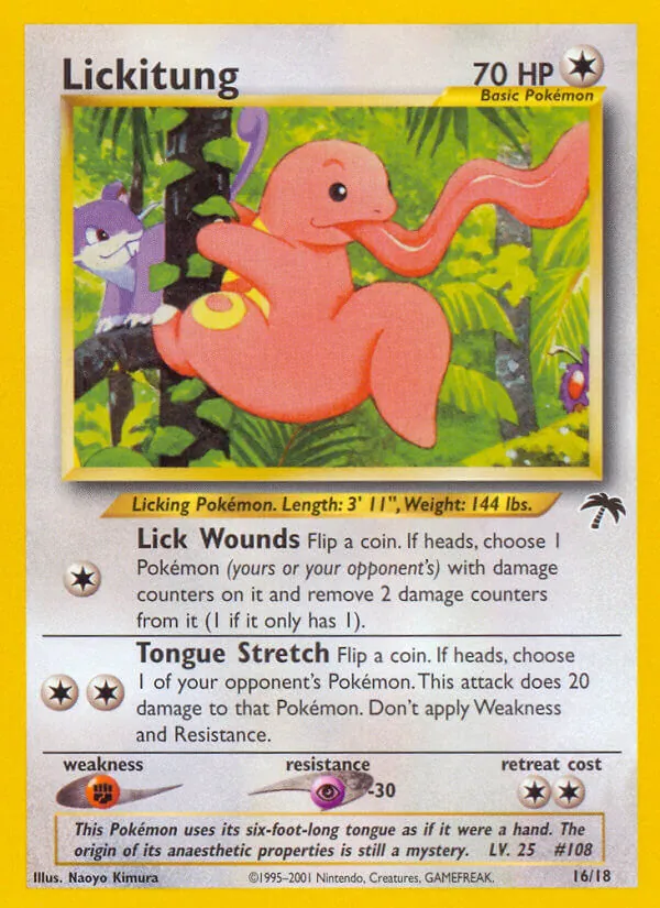 Lickitung - Southern Islands Pokemon Card