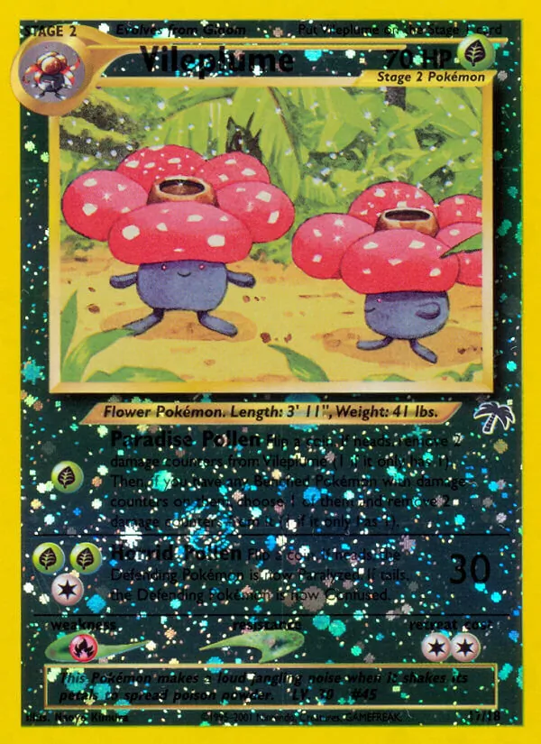 Vileplume - Southern Islands Pokemon Card