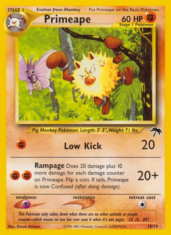 Primeape - Southern Islands Pokemon Card