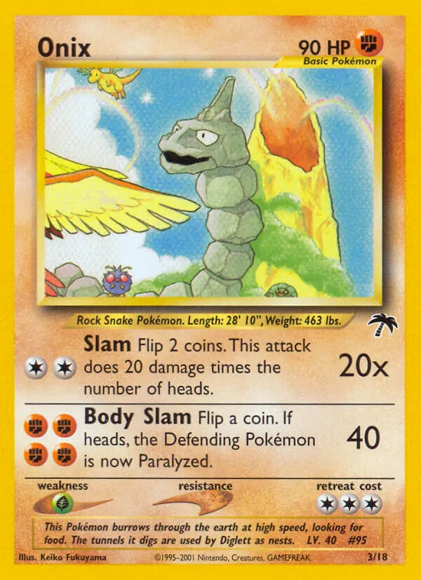 Onix - Southern Islands Pokemon Card