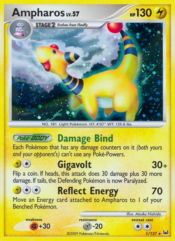 Ampharos - Platinum Pokemon Card
