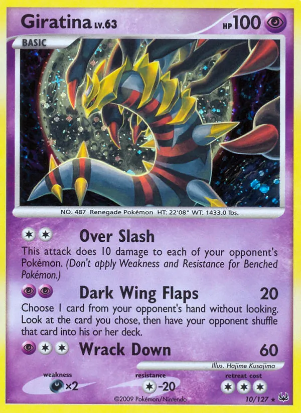 Giratina - Platinum Pokemon Card