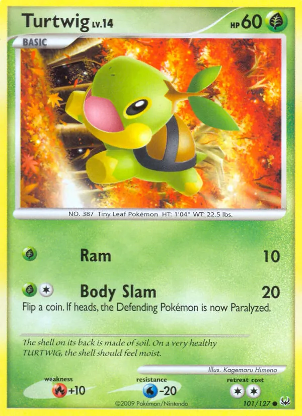 Turtwig - Platinum Pokemon Card