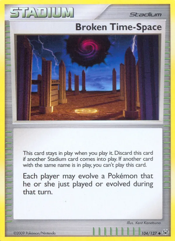 Broken Time-Space - Platinum Pokemon Card