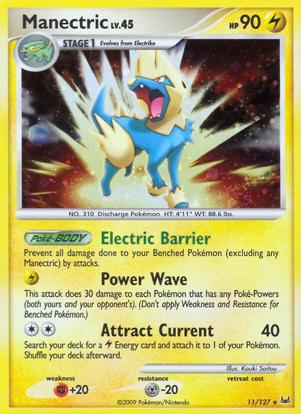 Manectric - Platinum Pokemon Card