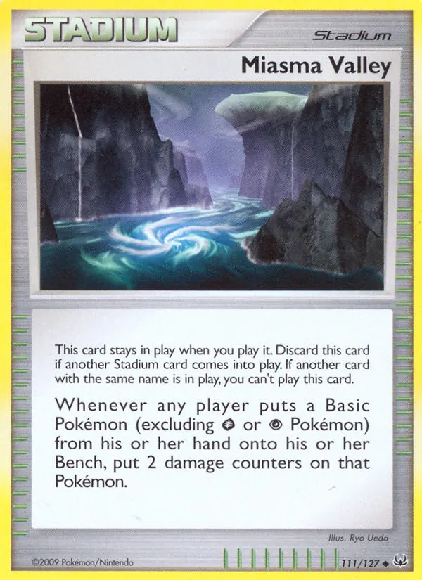 Miasma Valley - Platinum Pokemon Card