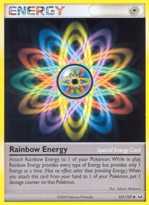 Rainbow Energy - Platinum Pokemon Card