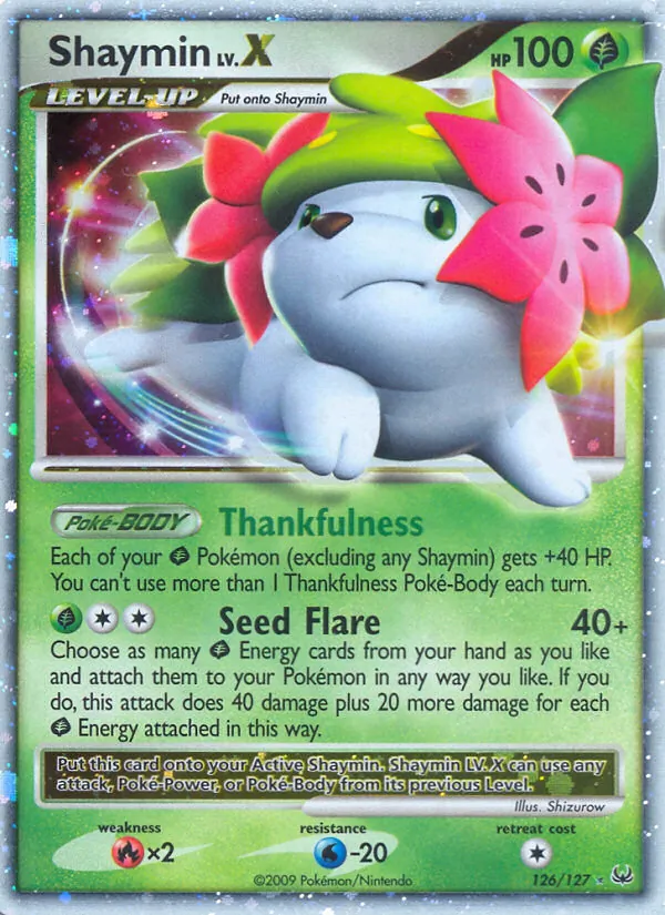 Shaymin - Platinum Pokemon Card
