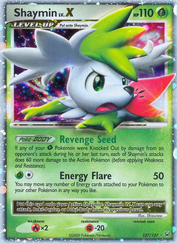 Shaymin - Platinum Pokemon Card