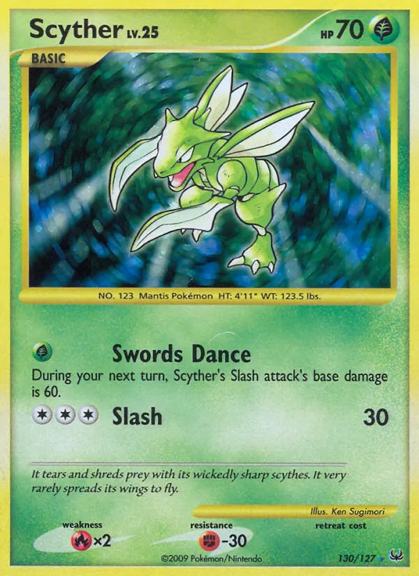 Scyther - Platinum Pokemon Card