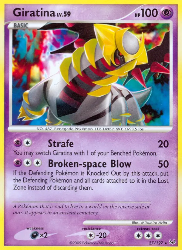Giratina - Platinum Pokemon Card