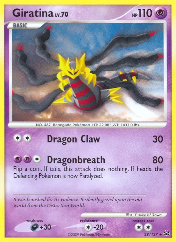 Giratina - Platinum Pokemon Card