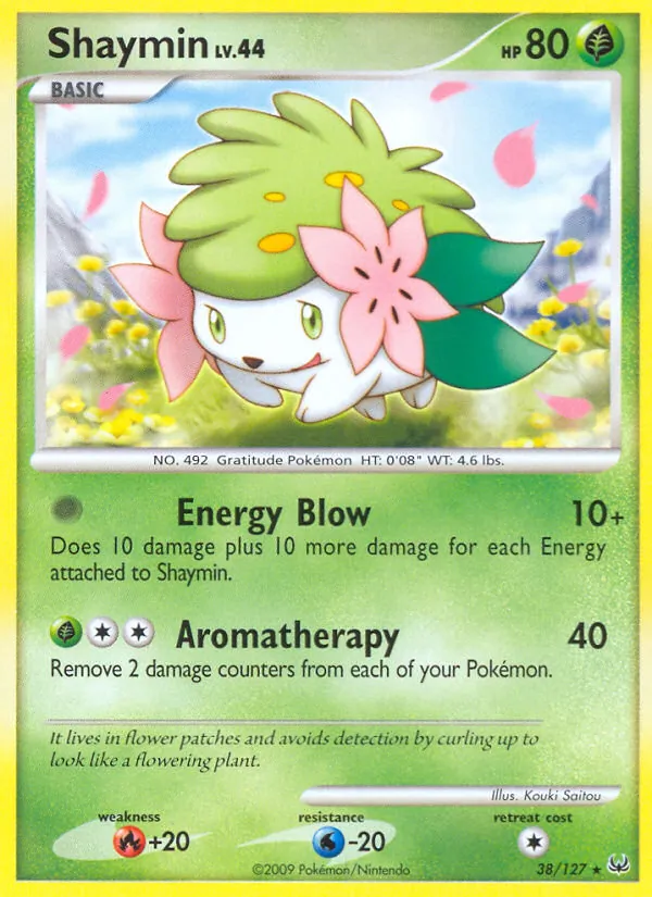 Shaymin - Platinum Pokemon Card