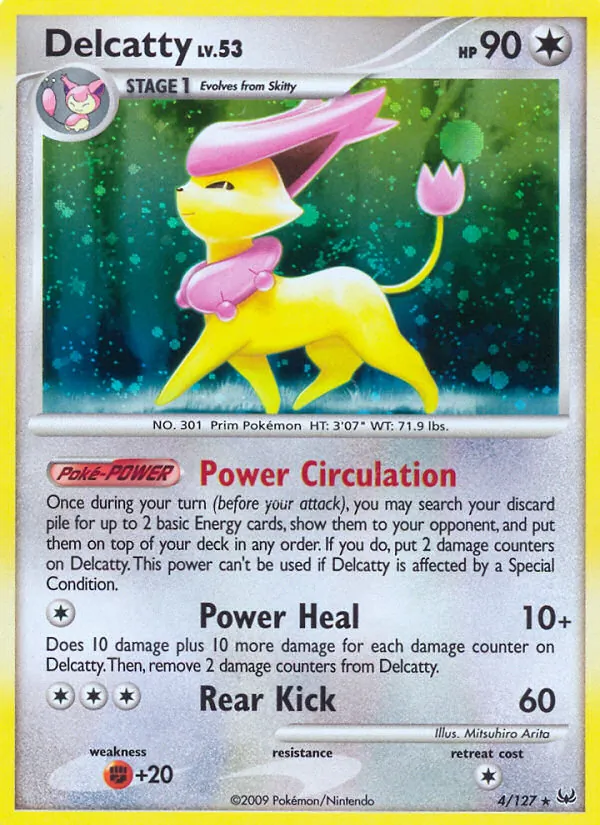 Delcatty - Platinum Pokemon Card