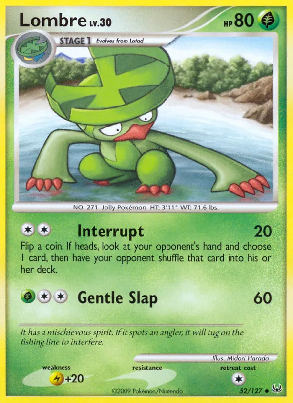 Lombre - Platinum Pokemon Card